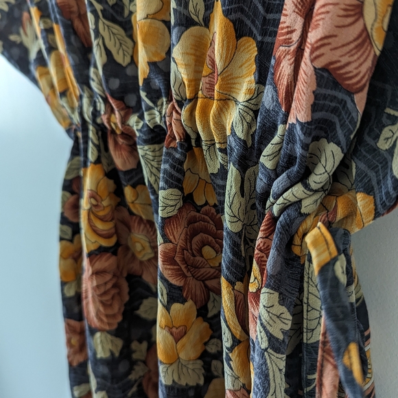 S-XXL Alchemy Fashions 100% Pure Silk Dress - Picture 4 of 9